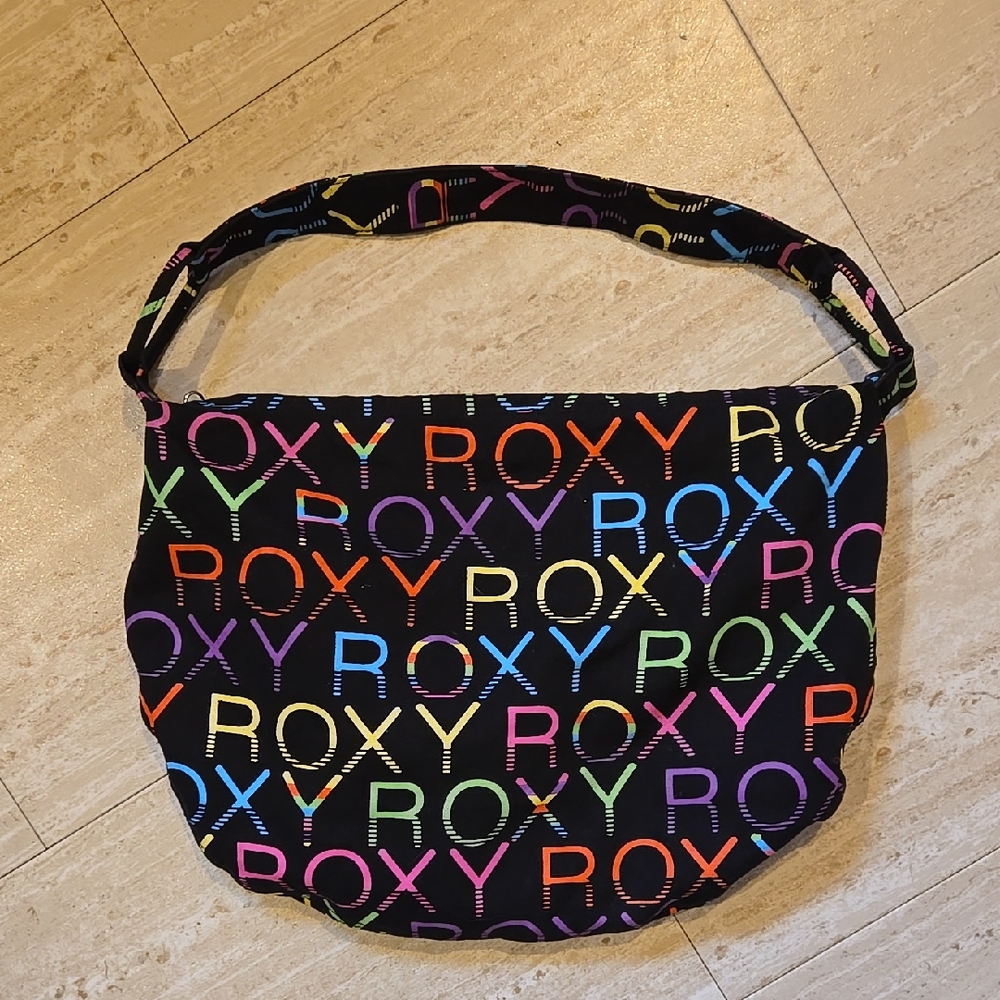 Roxy Multi-Color Canvas Shoulder Bag